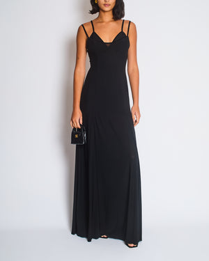Camilla & Marc Black Mesh Maxi Dress Size FR 34 (UK 6)