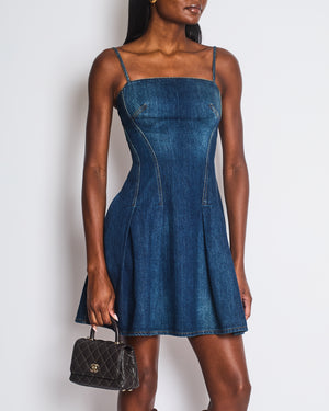 Alexander McQueen Denim Mini Dress IT 36 (UK 4)