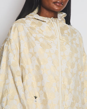 Christian Dior Gold Star Windbreaker with CD Logo Detail Size M (UK 10)