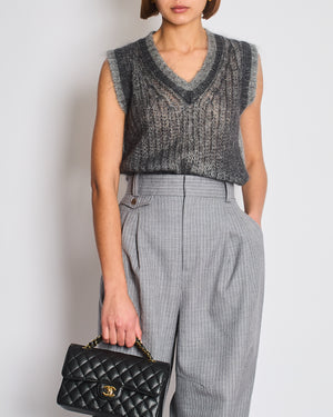 Prada Mohair Grey Long Vest IT 38 (UK 6)