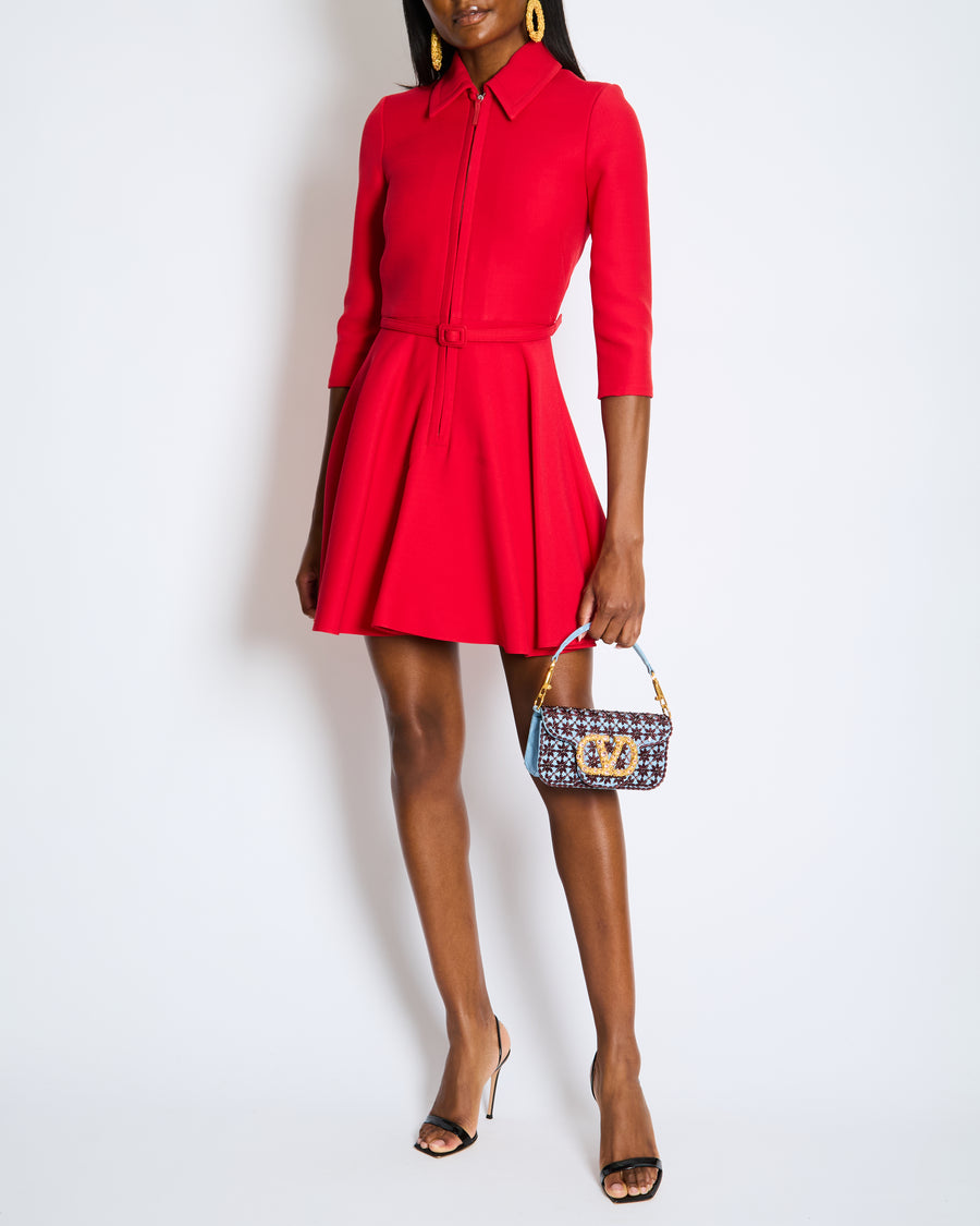 dior mini red dress Christian Dior Dress, FR40