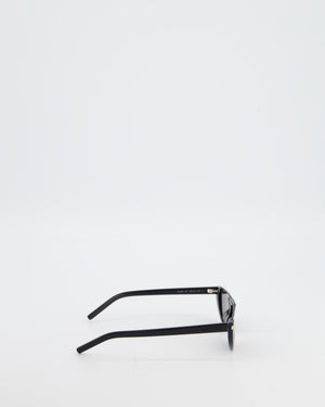 Saint Laurent Black Half-Moon Sunglasses