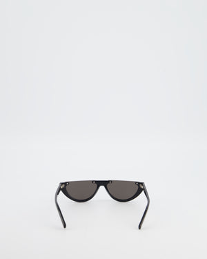 Saint Laurent Black Half-Moon Sunglasses