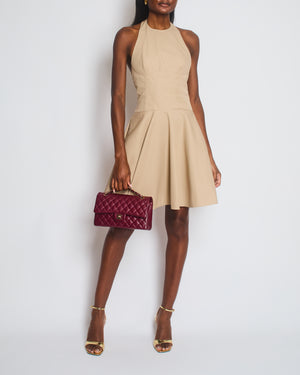 Alaïa Beige Halter Neck Mini Dress Size FR 36 (UK 8)
