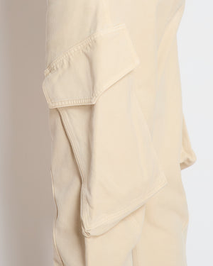 JW Anderson White Wide Leg Jeans with Cargo Pocket Detail Size 24 (UK 4)