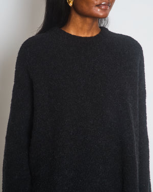 Totême Black Boucle Knit Jumper Size XS/S (UK 6/10)