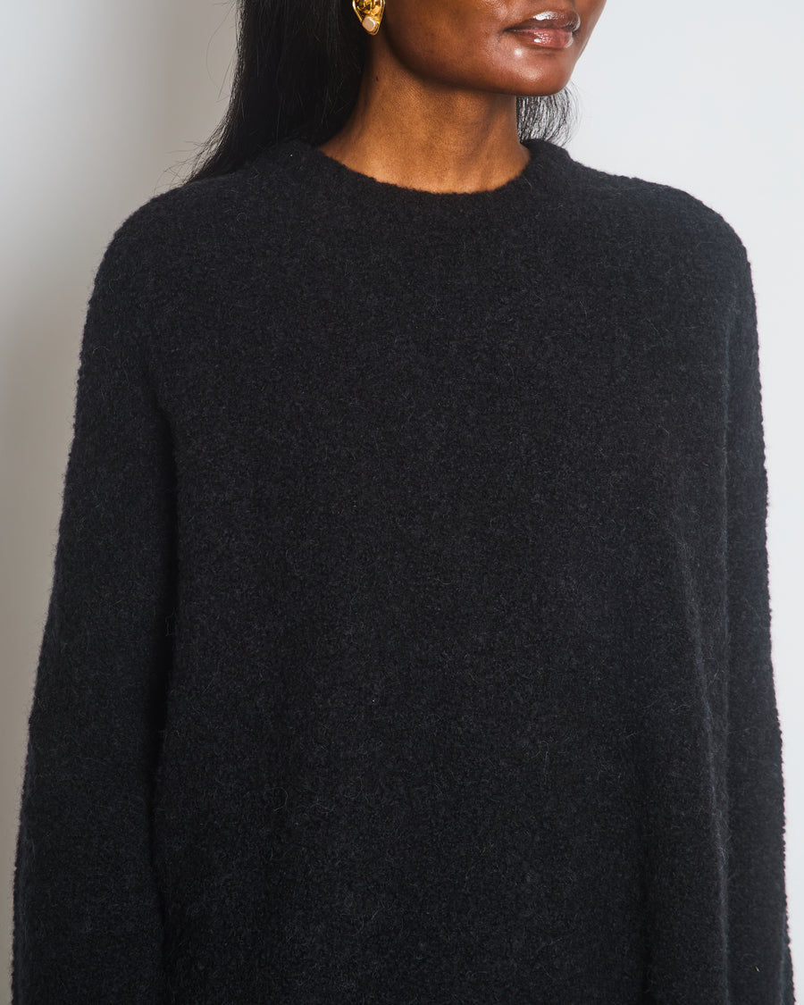 Totême Black Boucle Knit Jumper Size XS/S (UK 6/10)