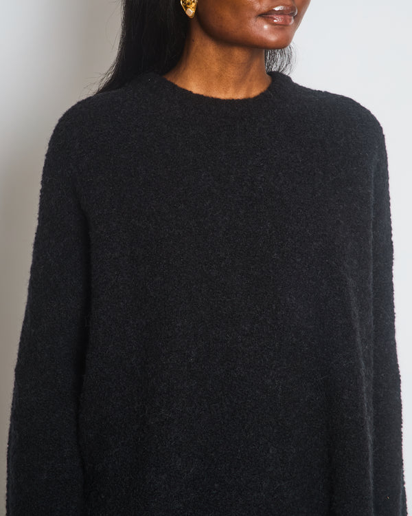 Totême Black Boucle Knit Jumper Size XS/S (UK 6/10)