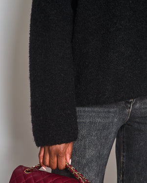 Totême Black Boucle Knit Jumper Size XS/S (UK 6/10)