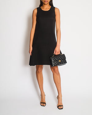 Chanel Black Sleeveless A-Line Midi Dress Size FR 36 (UK 8)