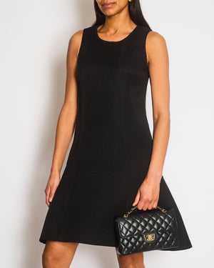 Chanel Black Sleeveless A-Line Midi Dress Size FR 36 (UK 8)