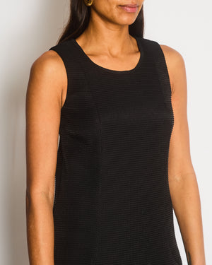 Chanel Black Sleeveless A-Line Midi Dress Size FR 36 (UK 8)