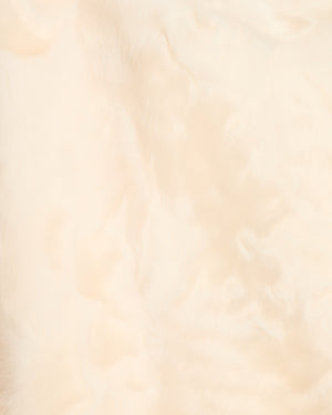 Via Capella White Astrakhan Fur Long Coat with Collar Size IT 42 (UK 10)