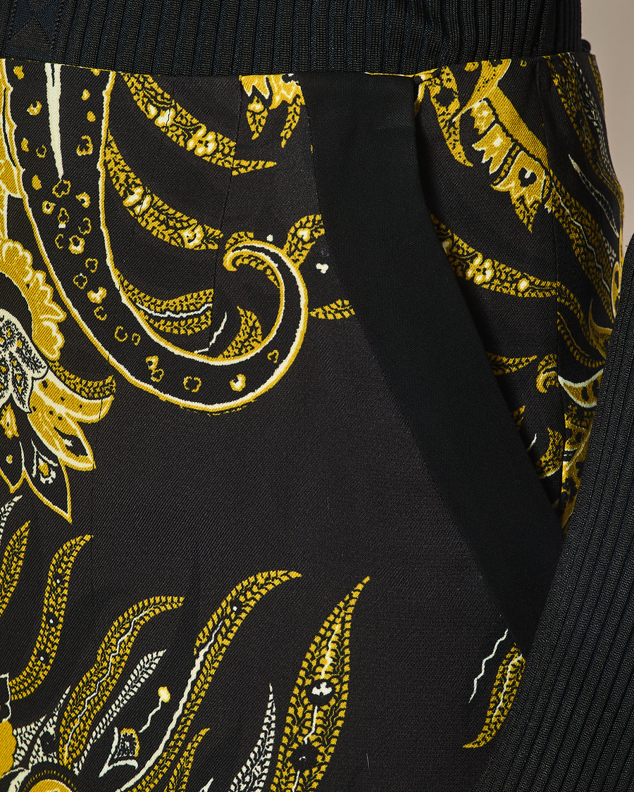 Etro Black Paisley Print Maxi Skirt Size IT 40 (UK 8)