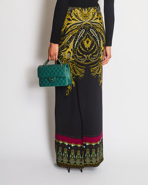 Etro Black Paisley Print Maxi Skirt Size IT 40 (UK 8)