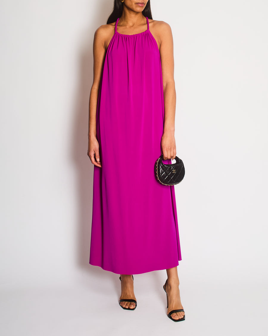 ERES Purple Beach Cover-Up with Twisted Strap Detail Size S (UK 8)