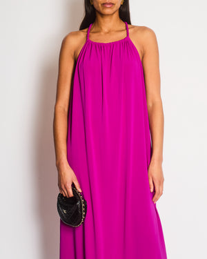 ERES Purple Beach Cover-Up with Twisted Strap Detail Size S (UK 8)