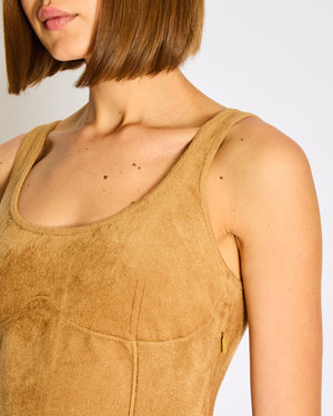 Fendi x Skims Brown Body Con Strap Mini Dress Size IT 42 (UK 10)