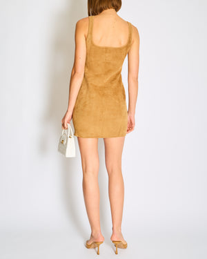 Fendi x Skims Brown Body Con Strap Mini Dress Size IT 42 (UK 10)