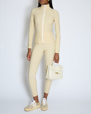 Fendi Cream Monogram Print Jogging Two-Piece Set Size IT 38 (UK 6)