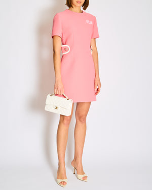 Louis Vuitton Pink and White Retro Mini Dress Size FR 38 (UK 10) – Sellier