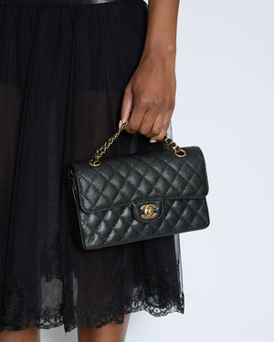 Givenchy Black Leather and Lace Midi Skirt with Floral Trim Size FR 36 (UK 8)