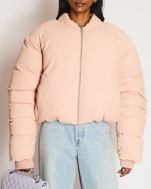 Entire Studios Pink Pillow Puffer Jacket Size XS (UK 6)