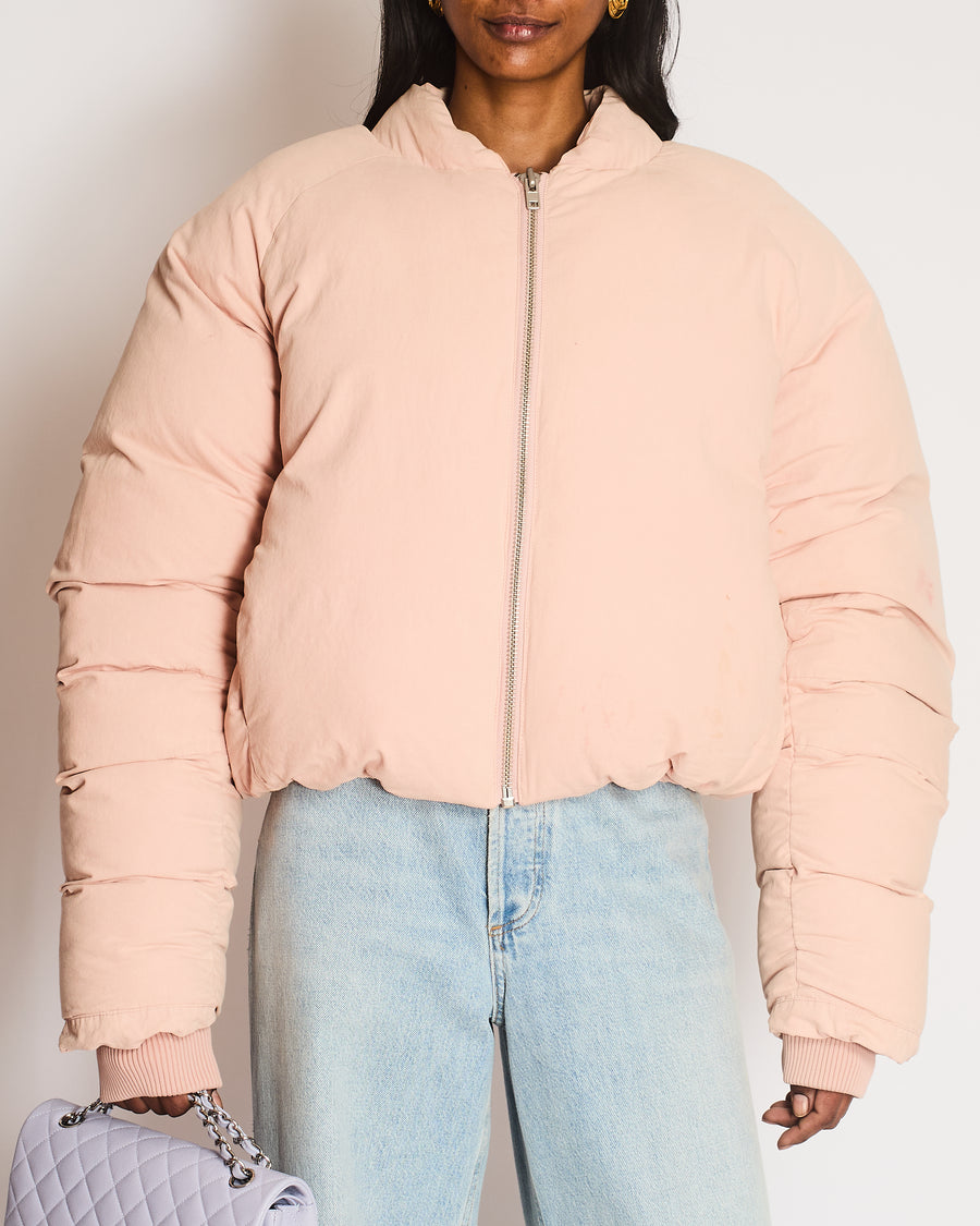 Entire Studios Pink Pillow Puffer Jacket Size XS (UK 6)