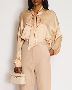 The Frankie Shop Wool Beige Cuffed Trousers Size XS (UK 6)