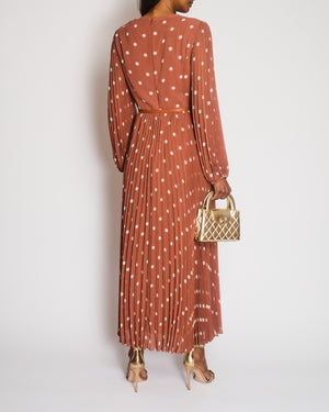 zimmermann polka dot dress brown Zimmermann
