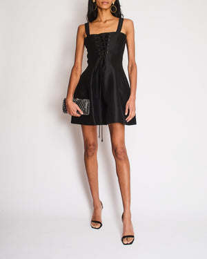 Christian Dior Black Silk Corset Mini Dress Size FR 38 (UK 10)