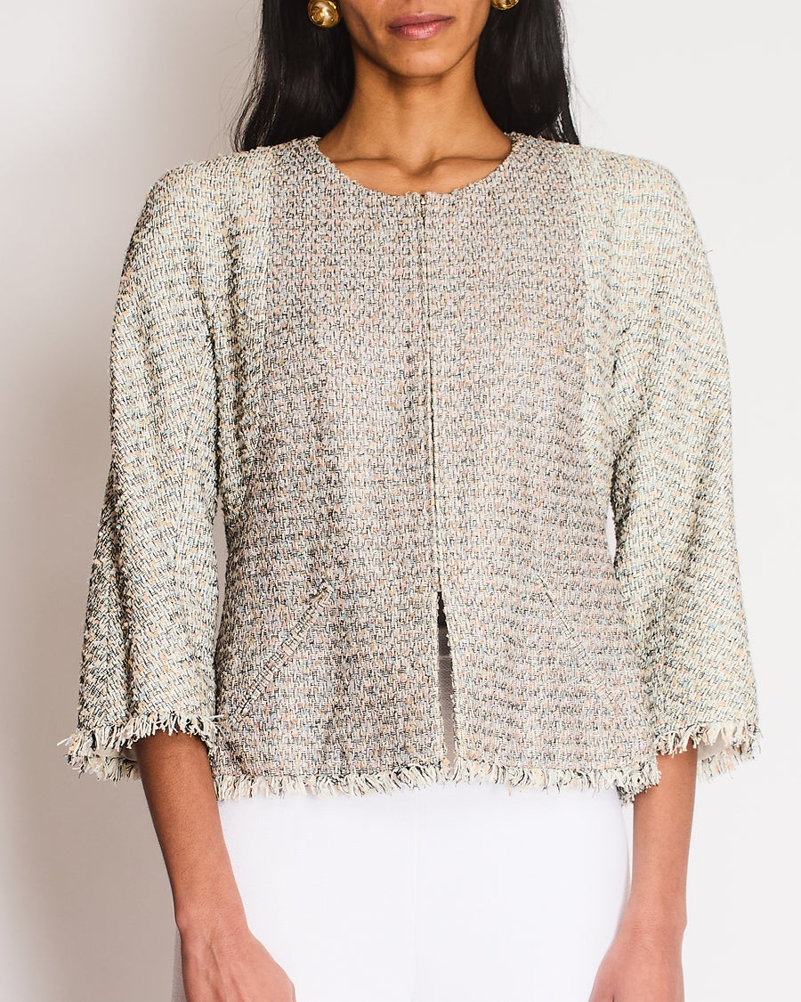 Chanel 22P Multi-Colour Tweed Blazer Size FR 42 (UK 14)