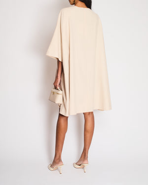 The Row Beige Cashmere Tunic Midi Dress Size M (UK 12)