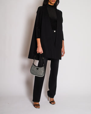 Valentino Black Wool Cape Size IT 38 (UK 6)