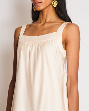 Dolce & Gabbana Ivory Silk Ballon Short Dress Size IT 40 (UK 8)