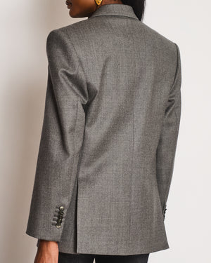 Wardrobe NYC Grey Two-Piece Waistcoat and Blazer Set Size S/M (UK 8/10)