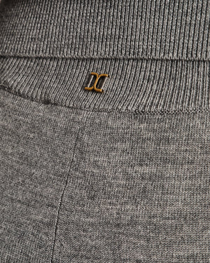 Chloe Grey Two-Piece Wool Jumper and Trouser Set Size S (UK 8)