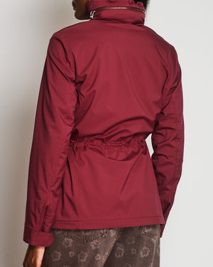Loro Piana Red Traveller Rain Jacket Size IT 42 (UK 10)