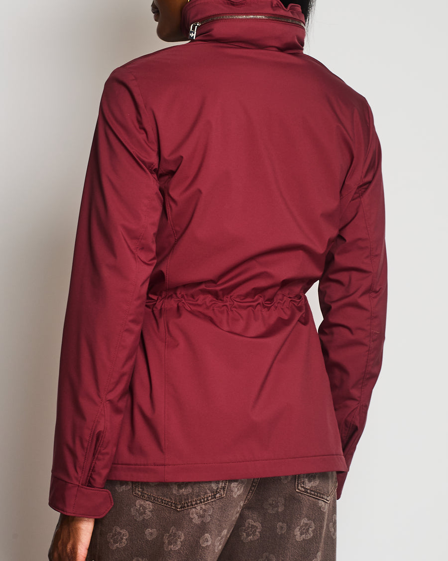 Loro Piana Red Traveller Rain Jacket Size IT 42 (UK 10)