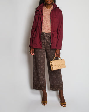 Loro Piana Red Traveller Rain Jacket Size IT 42 (UK 10)