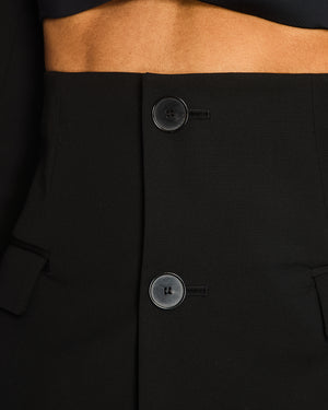 Jean Paul Gaultier x Lotta Volkova Black Two-Piece Detachable Blazer Set Size FR 38 (UK 10)