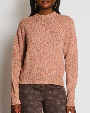 Loro Piana Pink Wool Long Sleeved Jumper Size XS (UK 6)