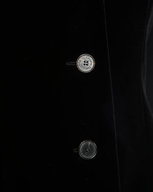 Christian Dior Black Velvet Panelled Bar Jacket Size FR 38 (UK 10)