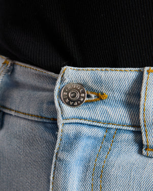 Mugler Blue High-Waist Denim Panelled Jeans Size FR 34 (UK 6)