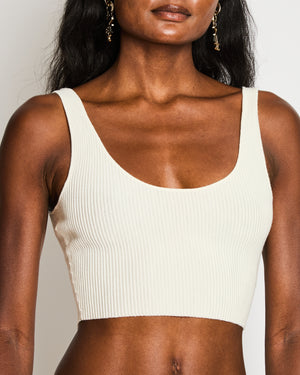 Chloé Cream Wool Knit Cropped Top and Maxi Skirt Set Size XS (UK 6)