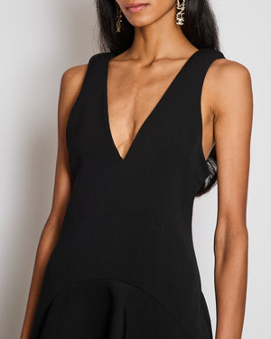 JW Anderson Black Draped Mini Dress Size FR 38 (UK 10)