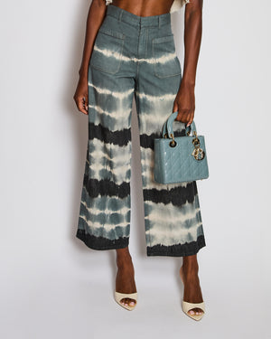 Christian Dior Blue Tye Dye Jeans with Pocket Detail Size FR 36 (UK 8)