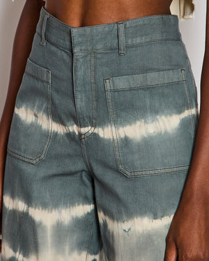Christian Dior Blue Tye Dye Jeans with Pocket Detail Size FR 36 (UK 8)
