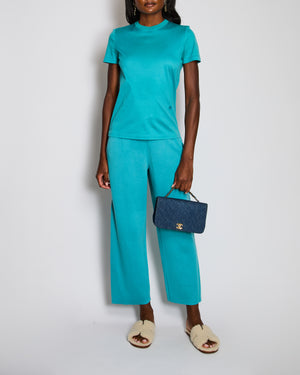 Loro Piana Green Two Piece Top and Trousers Set Size IT 42 (UK 10)
