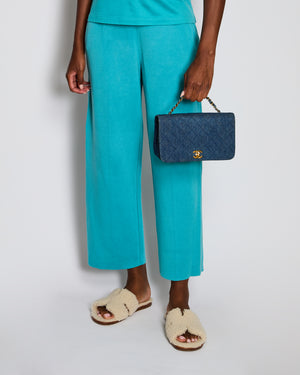 Loro Piana Green Two Piece Top and Trousers Set Size IT 42 (UK 10)